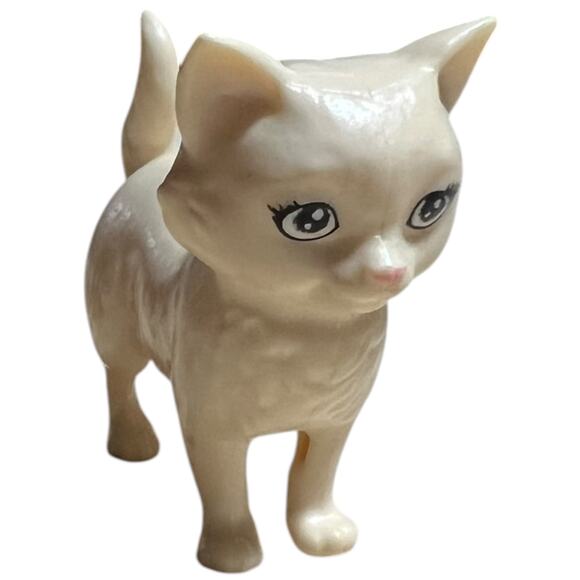 Barbie Cream Siamese Cat Pet with Articulated Legs and Painted Face - Picture 1 of 8